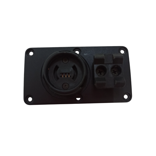 Элемент корпуса, крышка с разъемом внешнего фонаря и планкой крепления Pulsar Digisight Ultra N455 б.у.